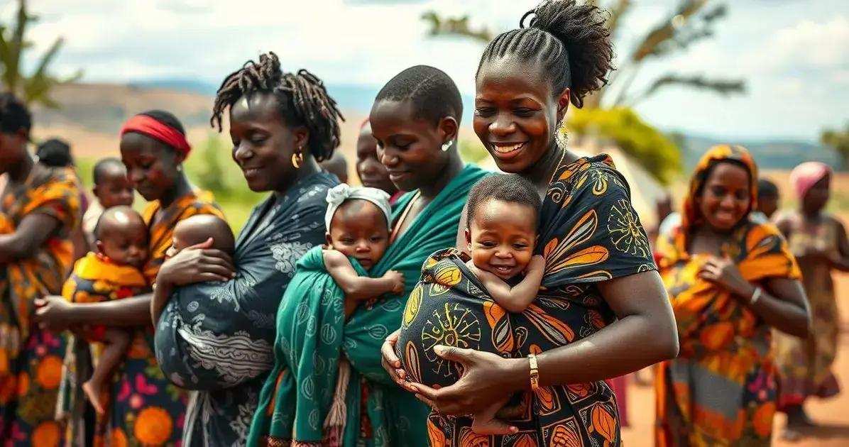 A prática do carregar no corpo na cultura africana A prática do carregar no corpo na cultura africana