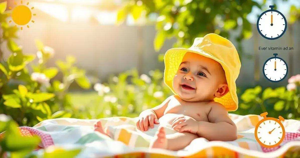 Benefícios do banho de sol para a saúde infantil