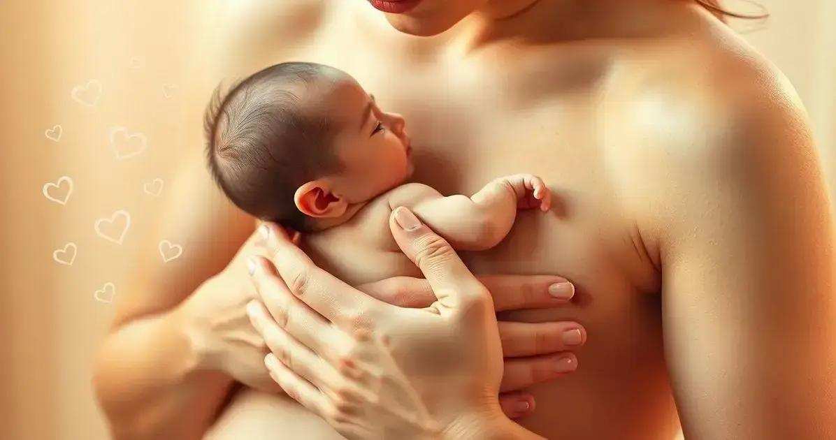 Importância do contato físico para bebês