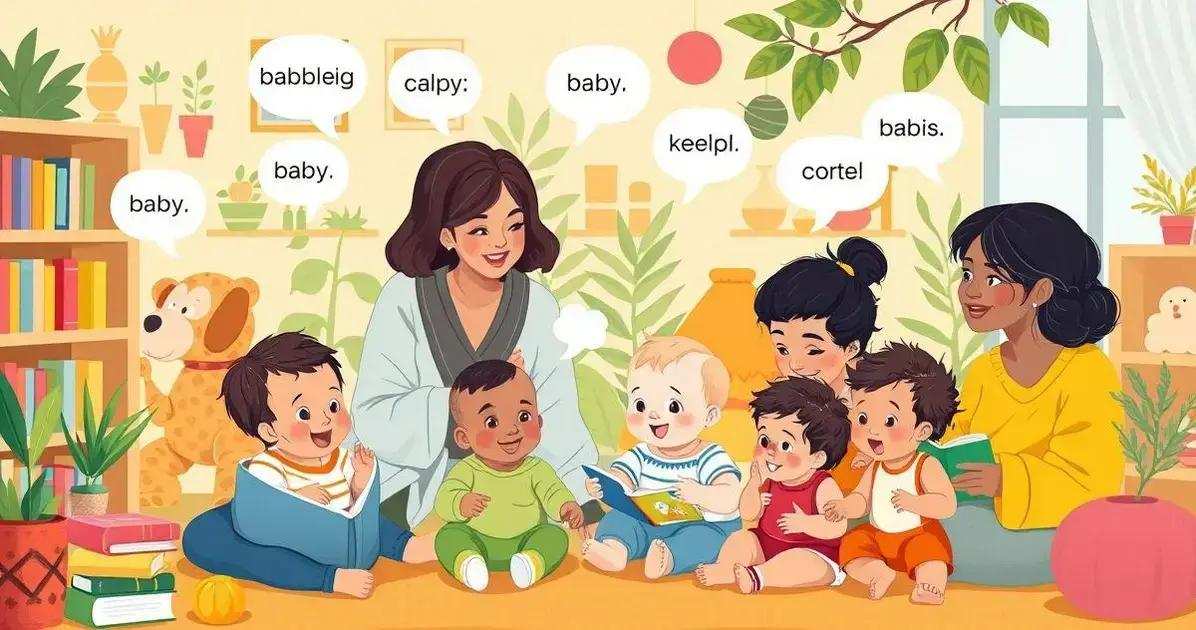 O desenvolvimento da linguagem em bebês