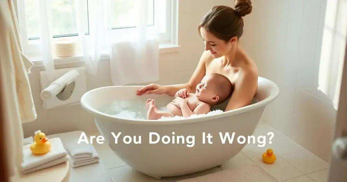 O Primeiro Banho do Bebê: Você Está Fazendo do Jeito Errado?