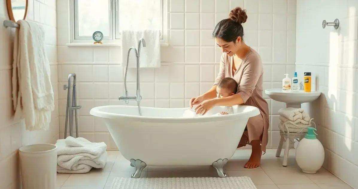 Preparativos essenciais antes do banho do bebê