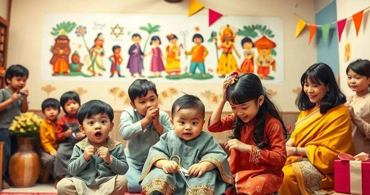 Simbolismo do corte de cabelo na infância Simbolismo do corte de cabelo na infância